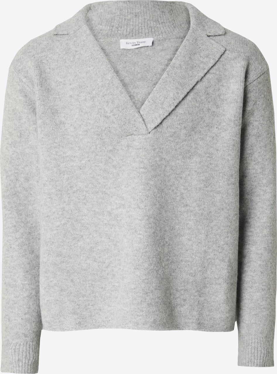 TRAPP Pullover "Graumeliert"