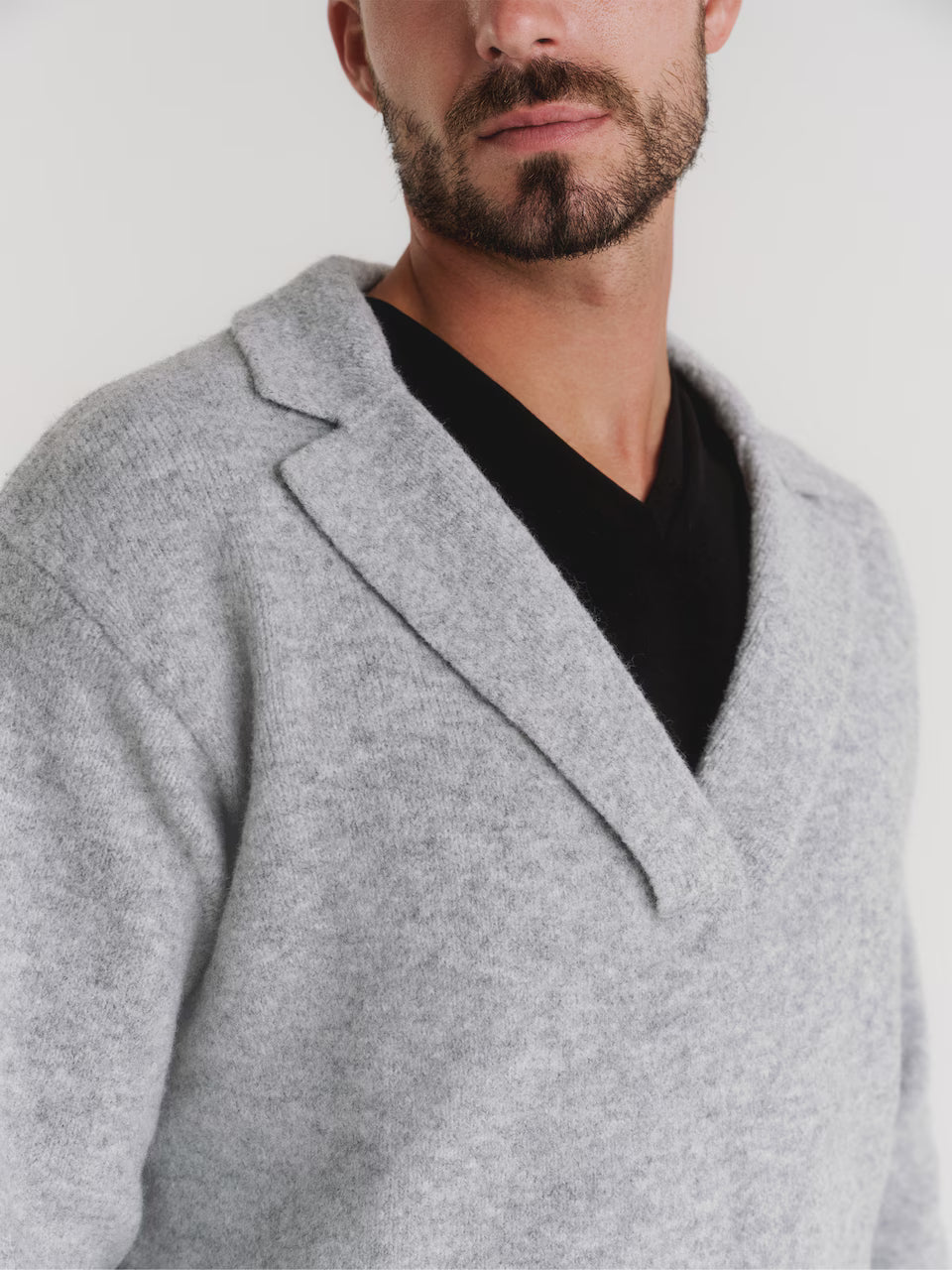 TRAPP Pullover "Graumeliert"