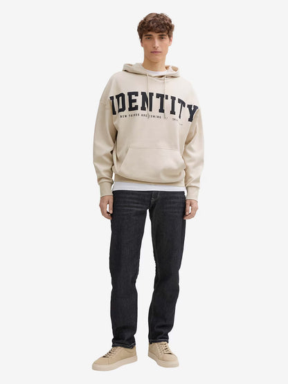 TOM TAILOR DENIM Sweatshirt mit Kapuze – Beige