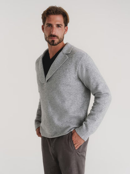 TRAPP Pullover "Graumeliert"