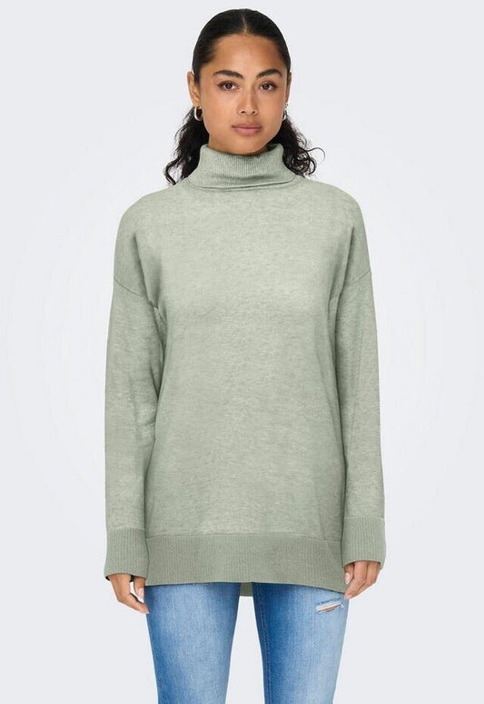 ONLY ONMIBI Rollkragenpullover – Smoke Green