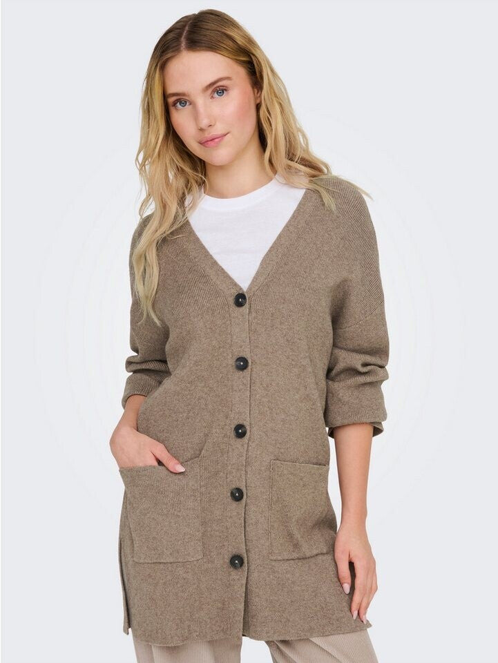 ONLY Cardigan ONLKATIA Rib V-Ausschnitt