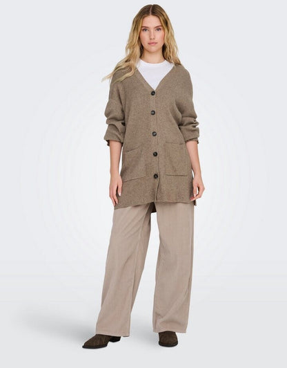 ONLY Cardigan ONLKATIA Rib V-Ausschnitt