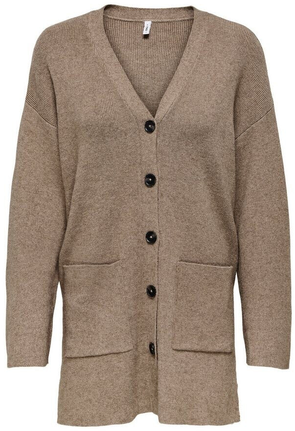 ONLY Cardigan ONLKATIA Rib V-Ausschnitt