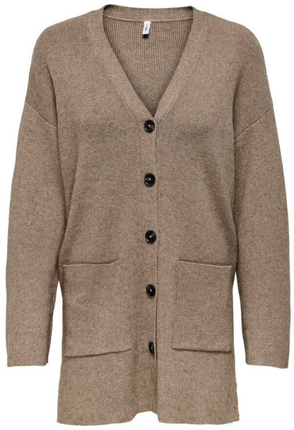 ONLY Cardigan ONLKATIA Rib V-Ausschnitt